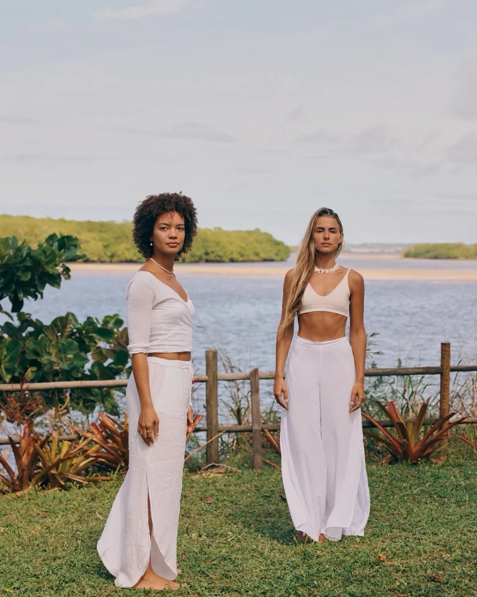Ainoa Caetano y Manuela Carvalho, facilitadoras del retiro Corpo Portal